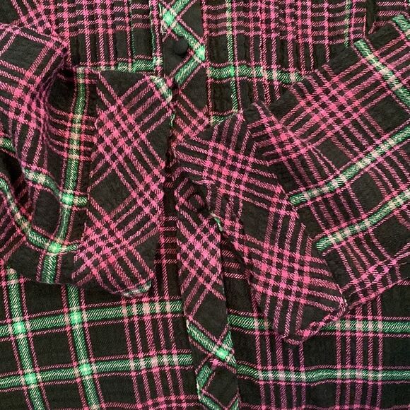 NWT Free People Intimately Plaid About You Flannel
Sleep long sleeve shirt XS - Picture 9 of 10